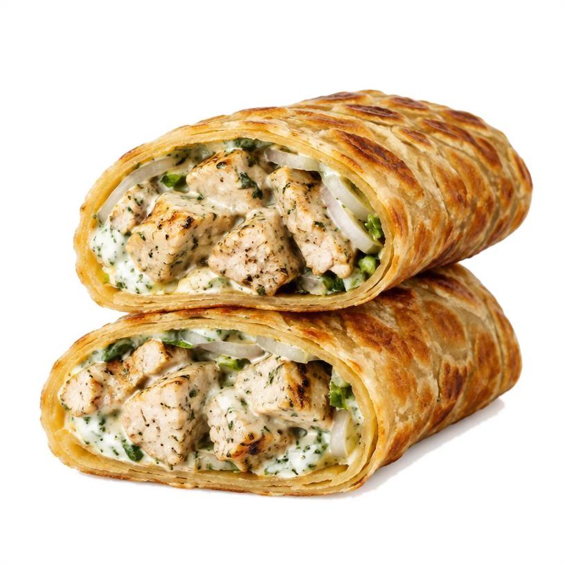 Malai Boti Paratha Roll